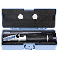 NIMOA Alcoholímetro - Handheld Profesional Probador del Alcohol- 0-80% Prueba Refractómetro Vino Probador Metro Medida…